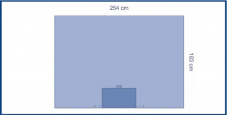 Medline OP-Abdecktuch "Eclipse" 183 x 254 cm selbstklebend verstärkt blau