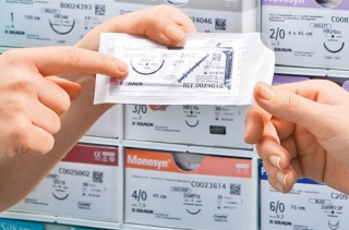 C2023404 Braun Nahtmaterial Monosyn monofil, Fadenstärke 4-0